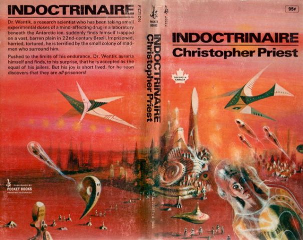 Richard M. Powers's Covers Art Richard Powers, Indoctrinaire by Christopher Priest 1971.