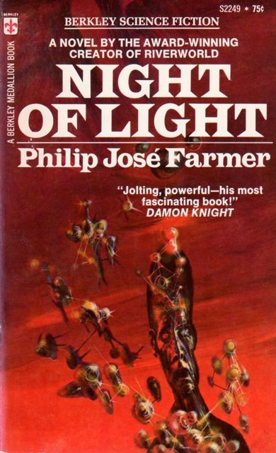 Richard M. Powers's Covers Art Richard Powers, Night of Light by Philip Jose Farmer, 1972.
