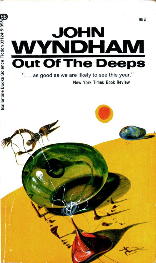 Richard M. Powers's Covers Art Richard Powers, Out of the Deeps by John Wyndham 1969.