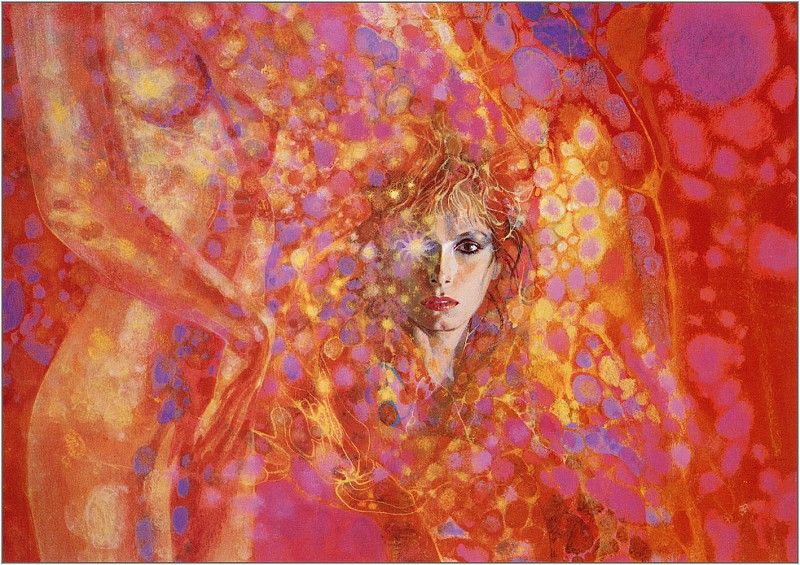 Richard M. Powers's visual Art Richard Powers, Rissa Kerguelen by F.M. Busby, 1977.