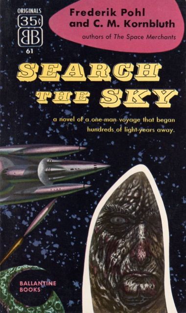 Richard M. Powers's Covers Art Richard Powers, Search the Sky by Frederik Pohl and C. M. Kornbluth 1954.