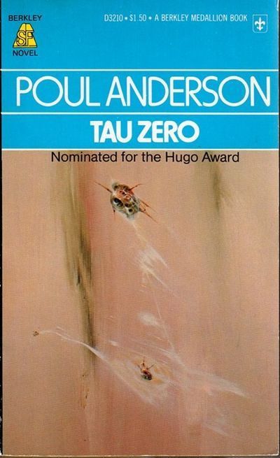 Richard M. Powers's Covers Art Richard Powers, Tau Zero by Poul Anderson, 1976.