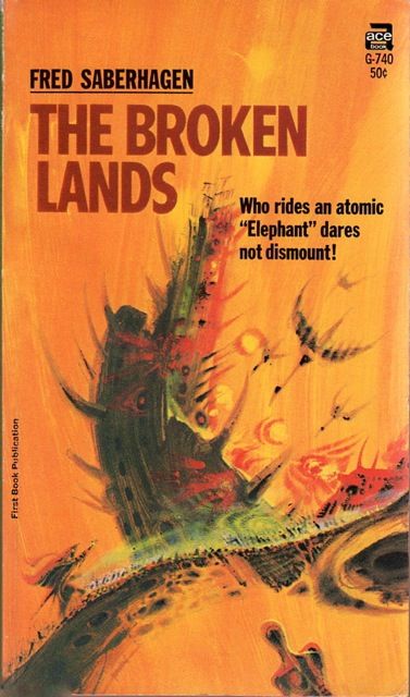 Richard M. Powers's Covers Art Richard Powers, The Broken Lands by Fred Saberhagen, 1968.