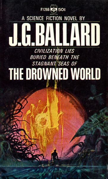 Richard M. Powers's Covers Art Richard Powers, The Drowned World by J. G. Ballard 1966.