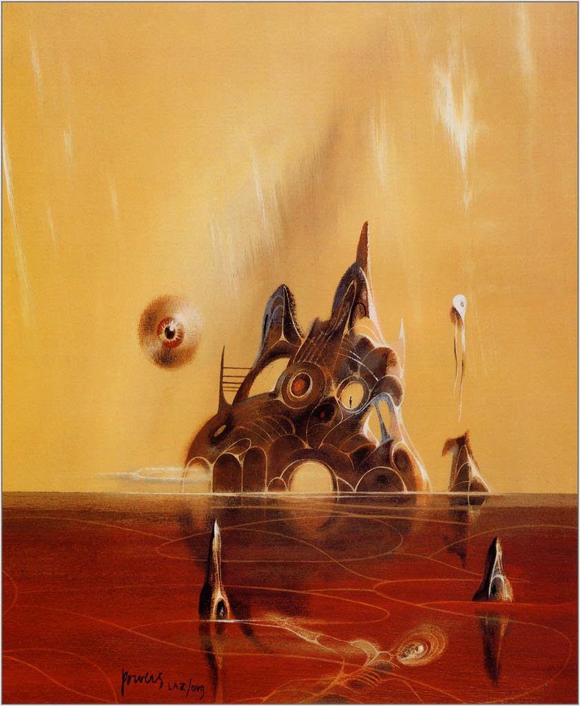 Richard M. Powers's visual Art Richard Powers, The Man in the High Castle by Philip K. Dick, 1978.