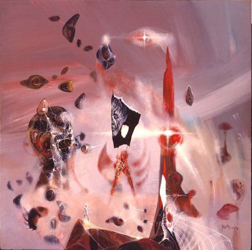 Richard M. Powers's visual Art Richard Powers, The Shape Changer by Keith Laumer, 1972.