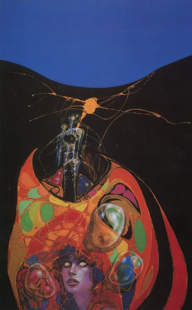 Richard M. Powers's visual Art Richard Powers, The Sirens Of Titan by Kurt Vonnegut, 1990.