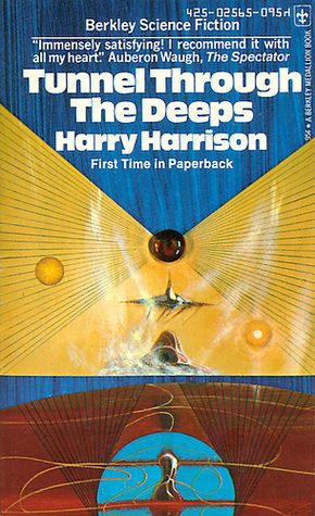 Richard M. Powers's Covers Art Richard Powers, Tunnel Through The Deeps 1974.