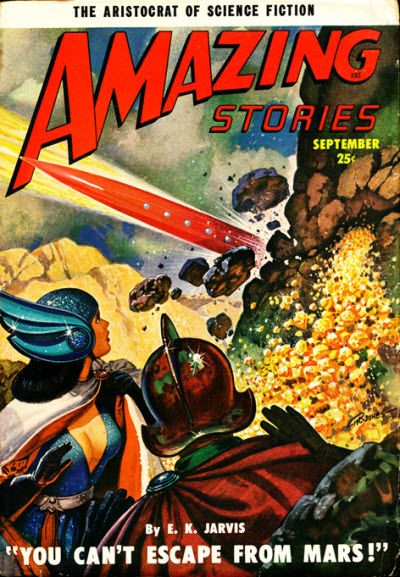 Ed Valigursky Amazing Stories Covers Art Robert Gibson Jones, Amazing Stories 50-09.