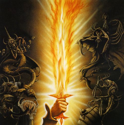 Rodney Matthews, Blazing Sword.