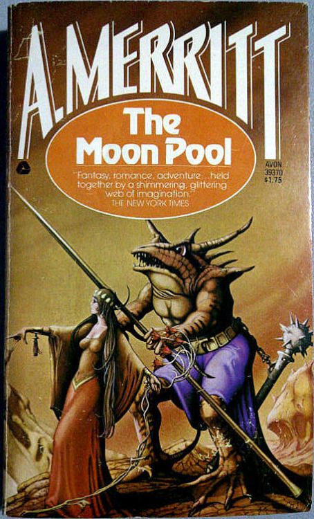 Rodney Matthews, The Moon Pool by A. Merritt, 1978.