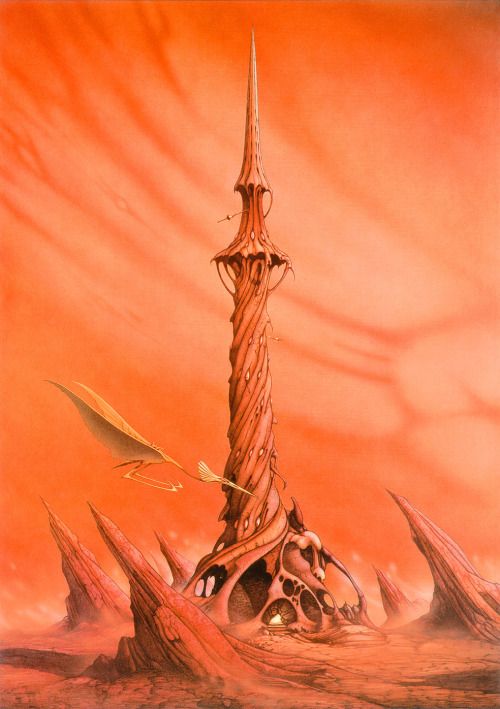 Rodney Matthews, The Twilight Tower.