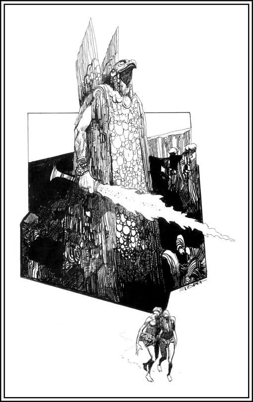 Sergio Toppi's visual Art Rvancetal