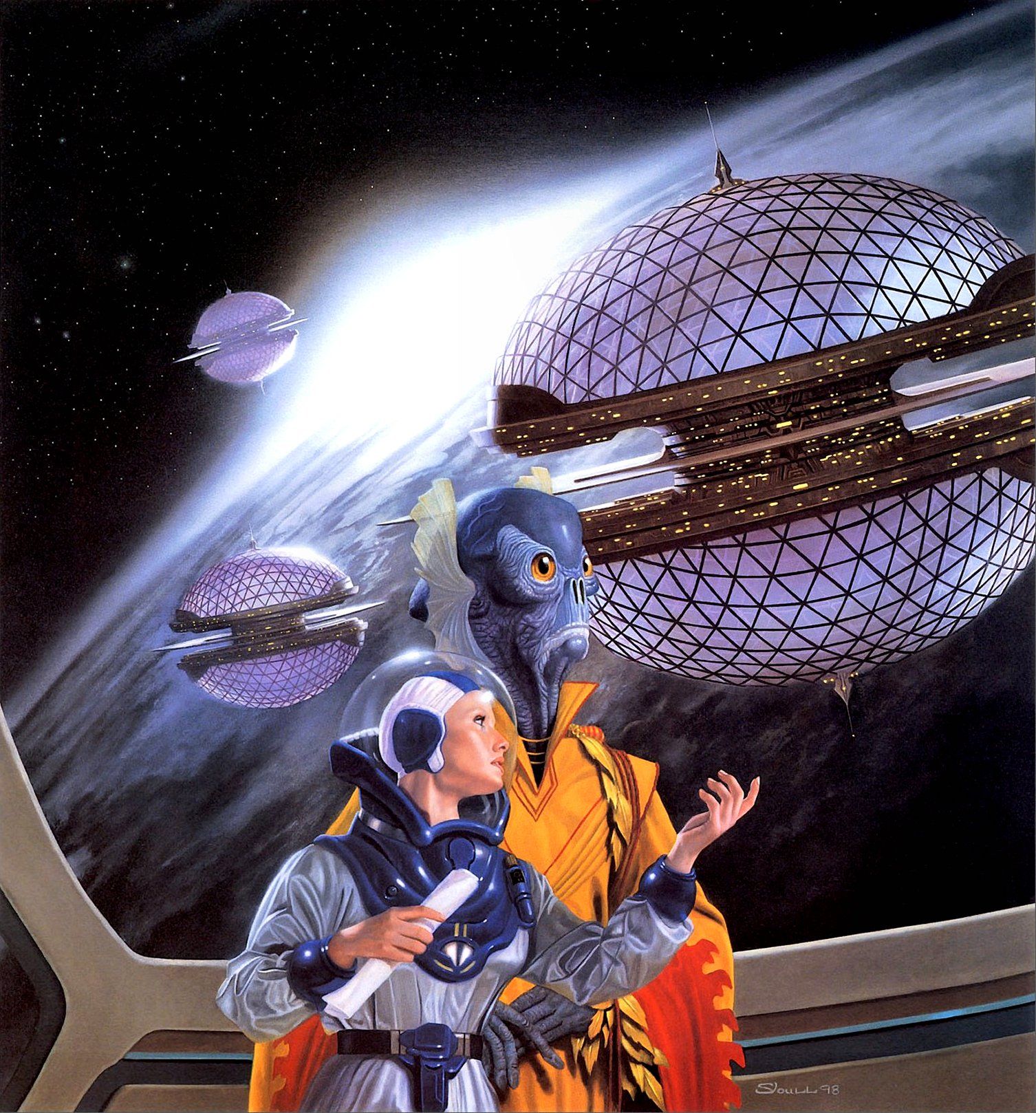 STEPHEN YOULL - art for Playing God by Sarah Zettel