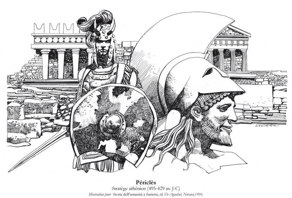 Sergio Toppi's visual Art Sergio Toppi - Pericles