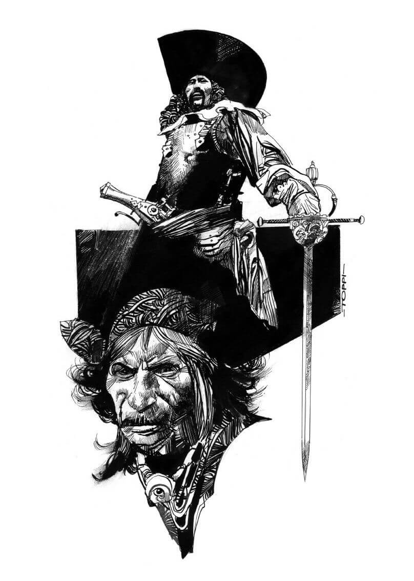 Sergio Toppi's visual Art Sergio Toppi - Pirates