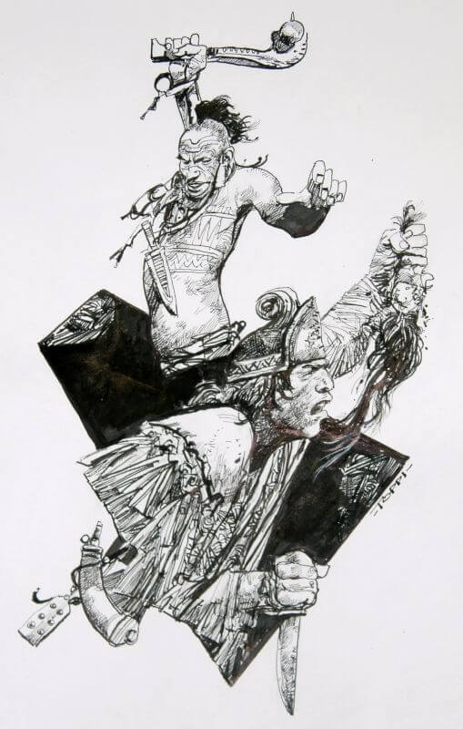 Sergio Toppi's visual Art Sergio Toppi - Scalpo