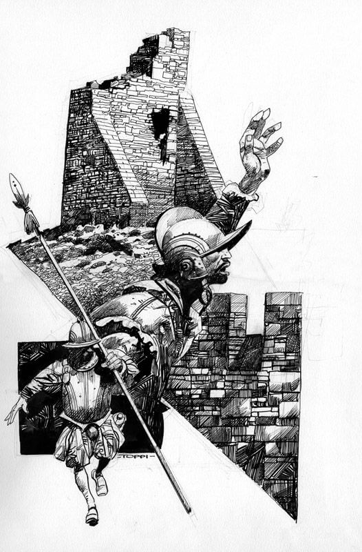 Sergio Toppi's visual Art Sergio Toppi Leggende del Salento #3