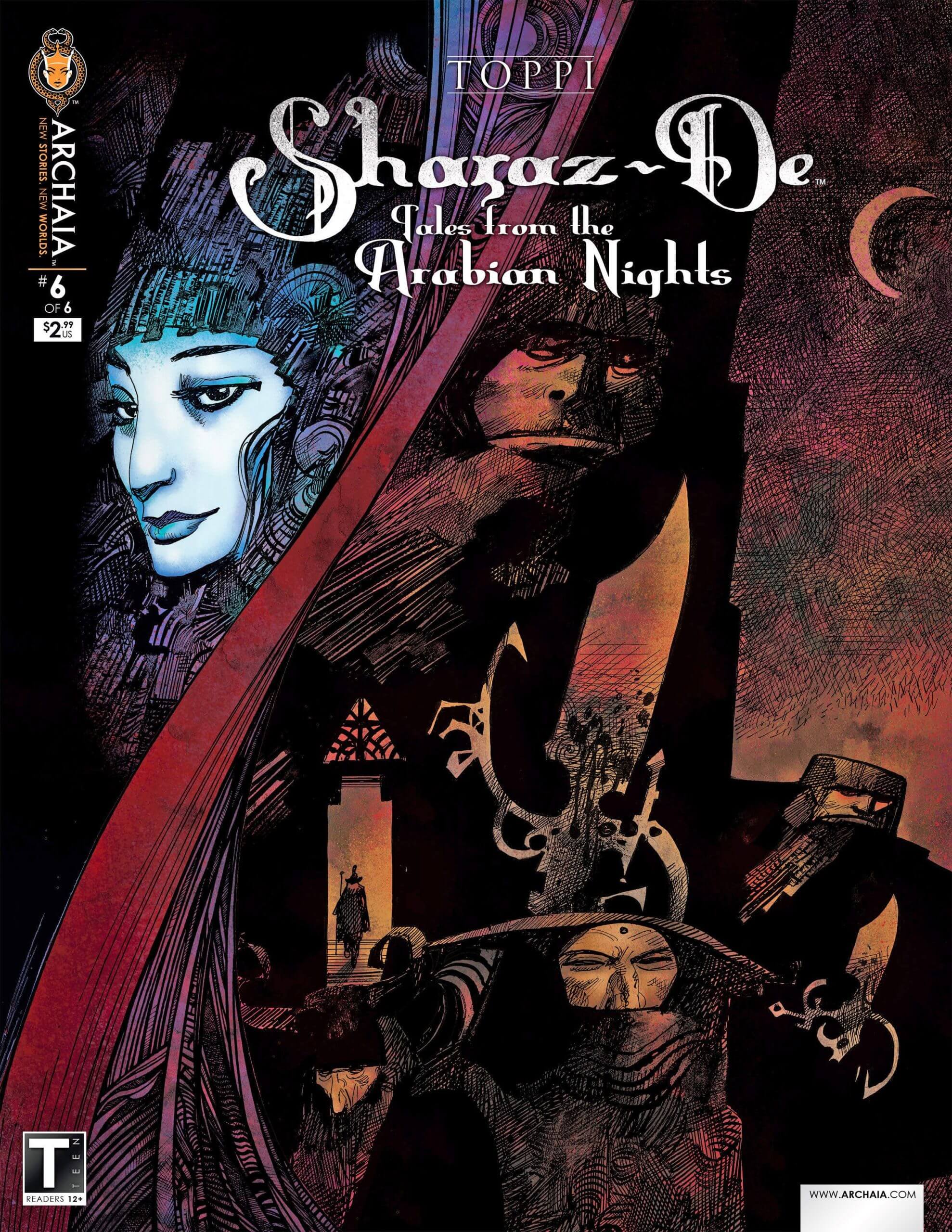 Sergio Toppi's visual Art Sergio Toppi, Sharaz-de: Tales from the Arabian Nights