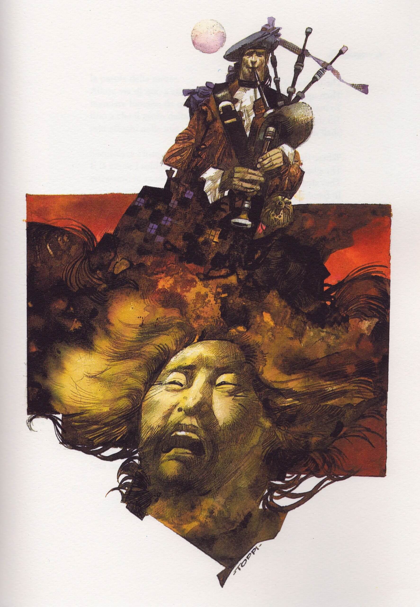 Sergio Toppi's visual Art Sergio Toppi #arte #disegno #fumetti #storia