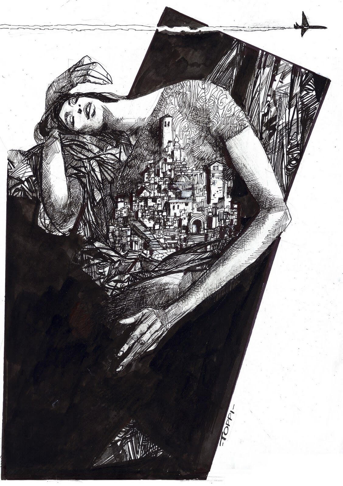 Sergio Toppi's visual Art Sergio Toppi #arte #disegno #fumetti #storia