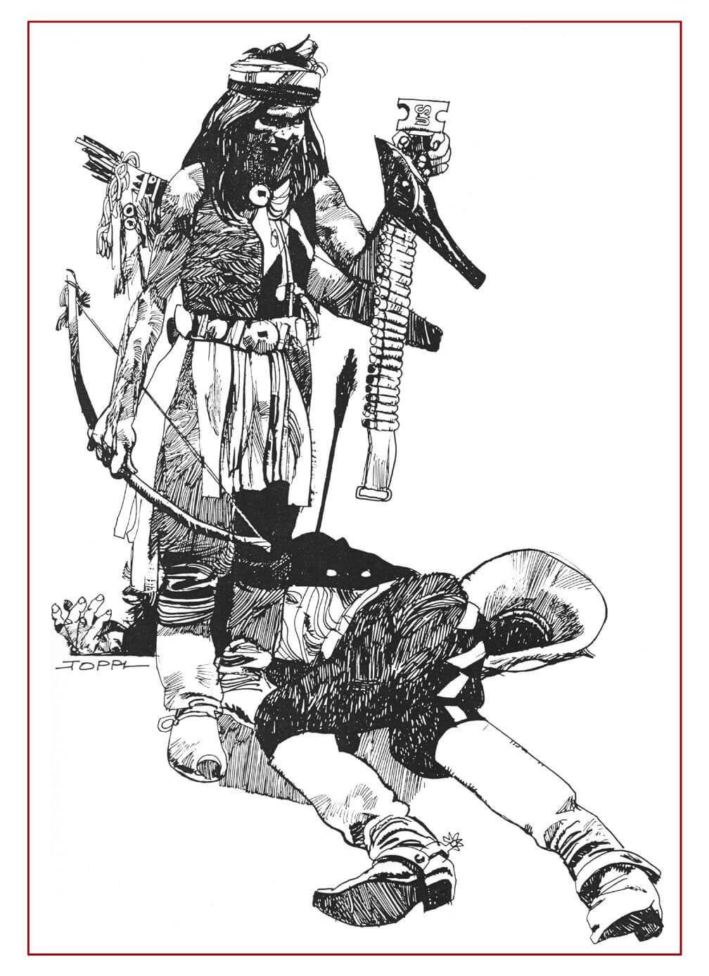 Sergio Toppi's visual Art Sergio Toppi #fumetti #disegno #arte