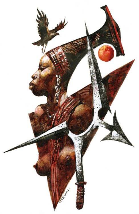 Sergio Toppi's visual Art Soudards et Belles Garces - Sergio Toppi