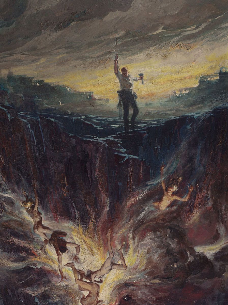 Stanley Meltzoff, cover art for I Am Legend by Richard Matheson 1954.