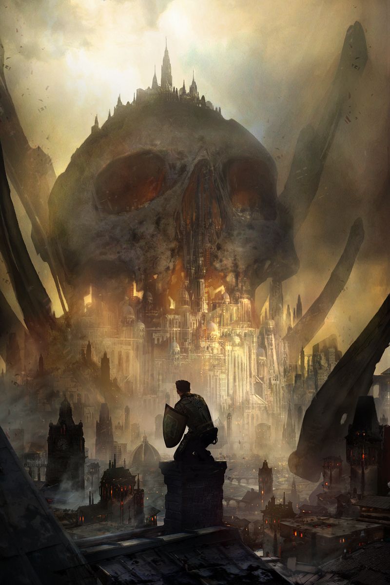 Stephan Martiniere, Shield and Crocus by Michael R. Underwood 2018.
