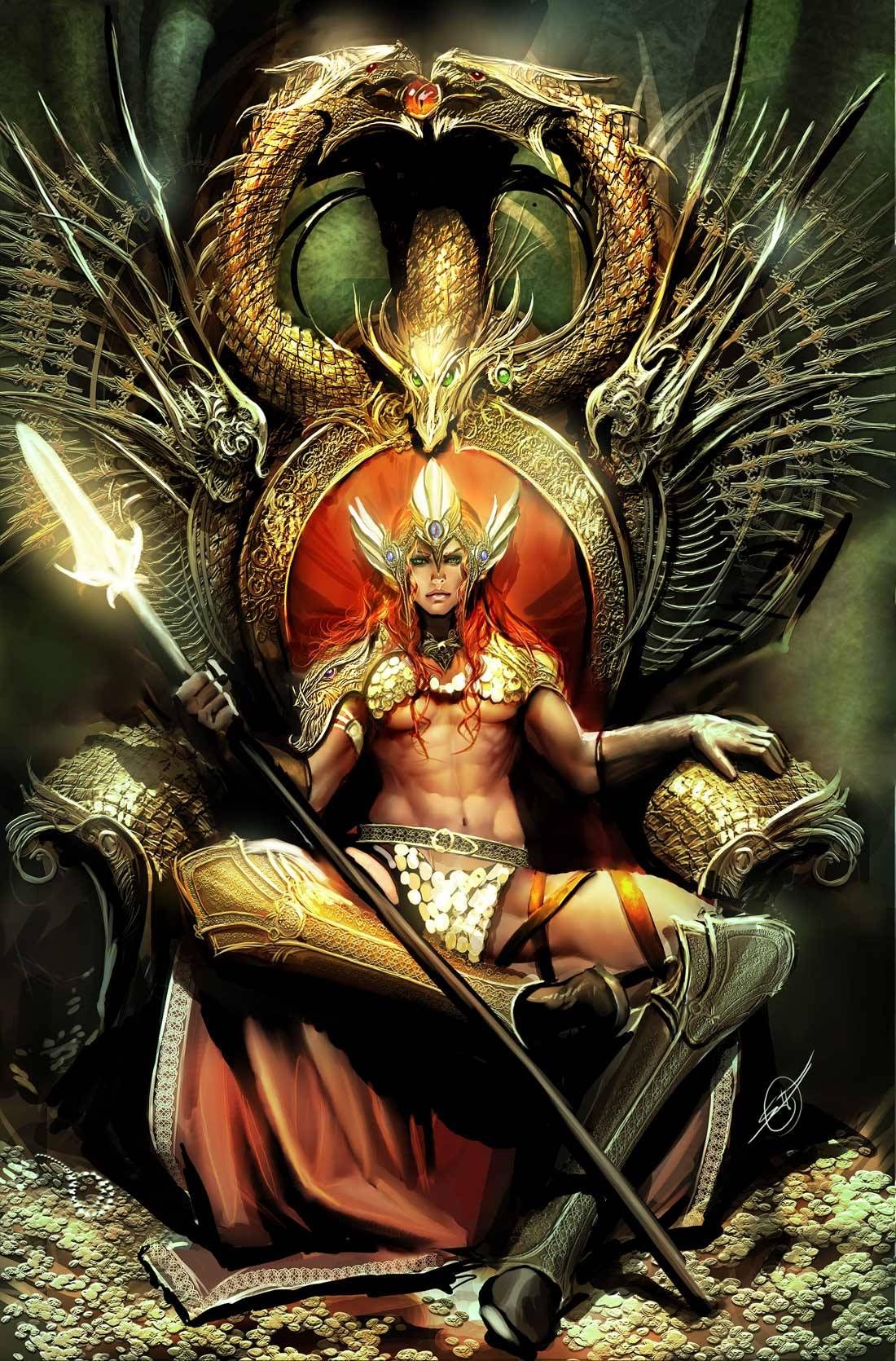 Stjepan Šejić's visual Art Stjepan Sejic, Savage Tales 3, cover art.