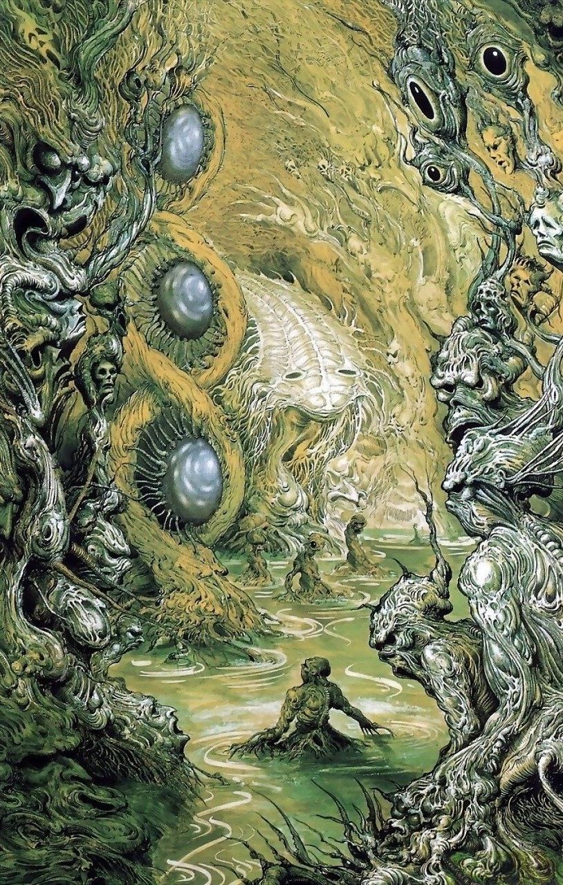 Ian Miller's visual Art Swamp Thing #104 - IAN MILLER