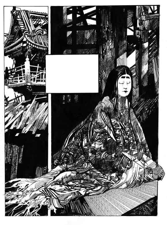 Sergio Toppi's visual Art Tanka