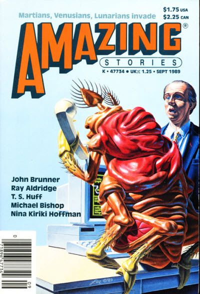 Ed Valigursky Amazing Stories Covers Art Terry Lee, Amazing Stories 89-09.