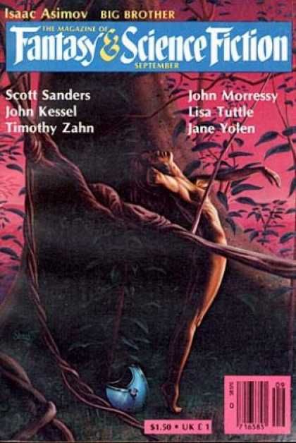 Terry Smith, F&SF 89-08, Lost in Cleveland by Vance Aandahl.