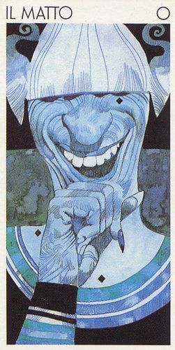 Sergio Toppi's visual Art The Fool - Tarocchi Universali di Sergio Toppi