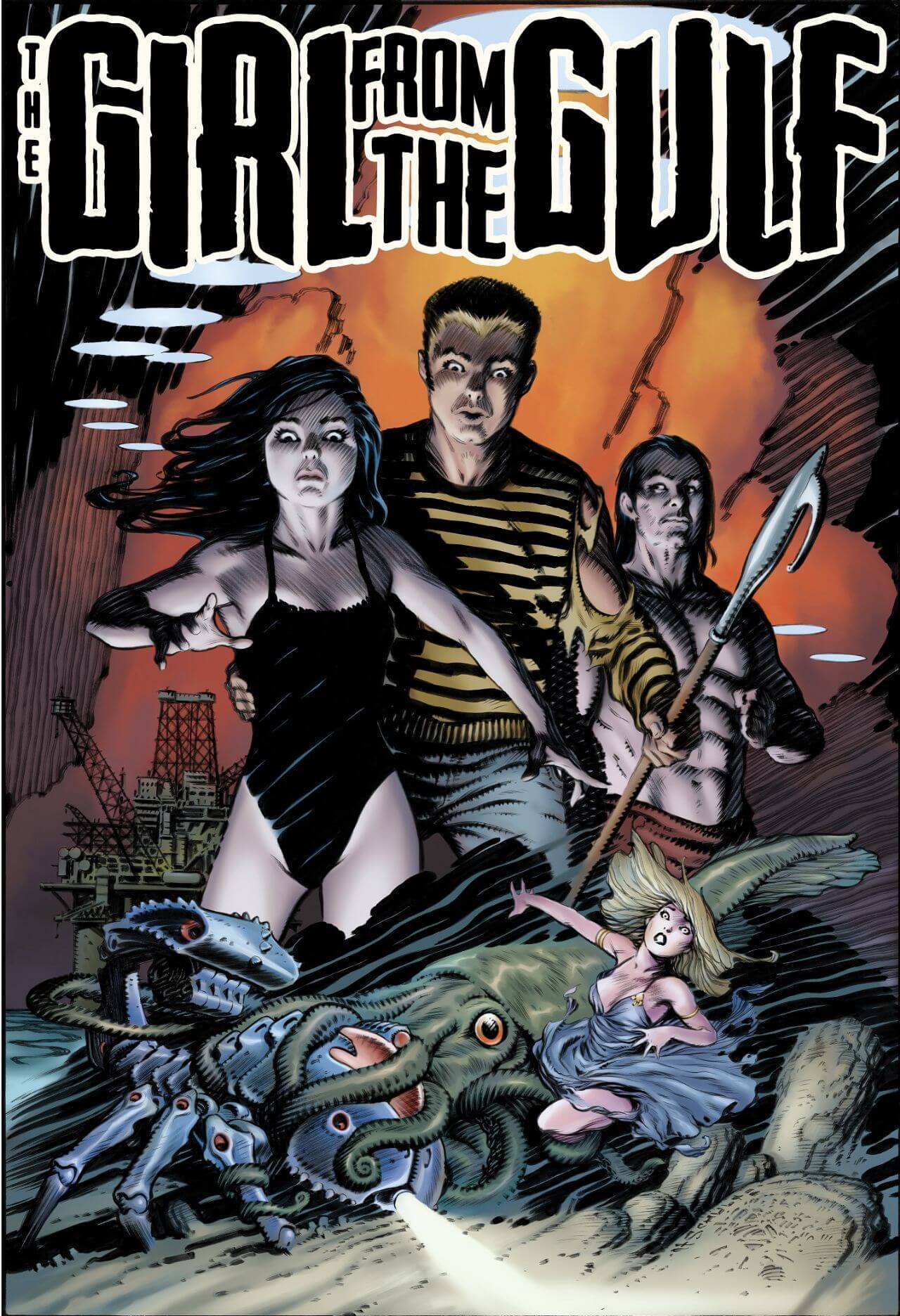 Mark Schultz's visual Art The Girl from the Gulf #1