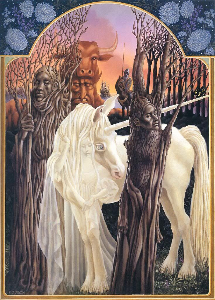 Leo and Diane Dillon's visual Art The Last Unicorn