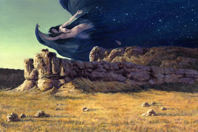 Richard Hescox's visual Art The Night - Richard Hescox I