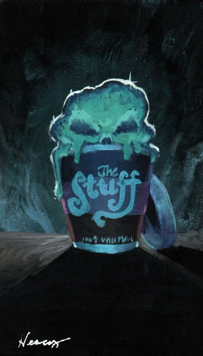 Richard Hescox's visual Art The Stuff Poster by Richard Hescox