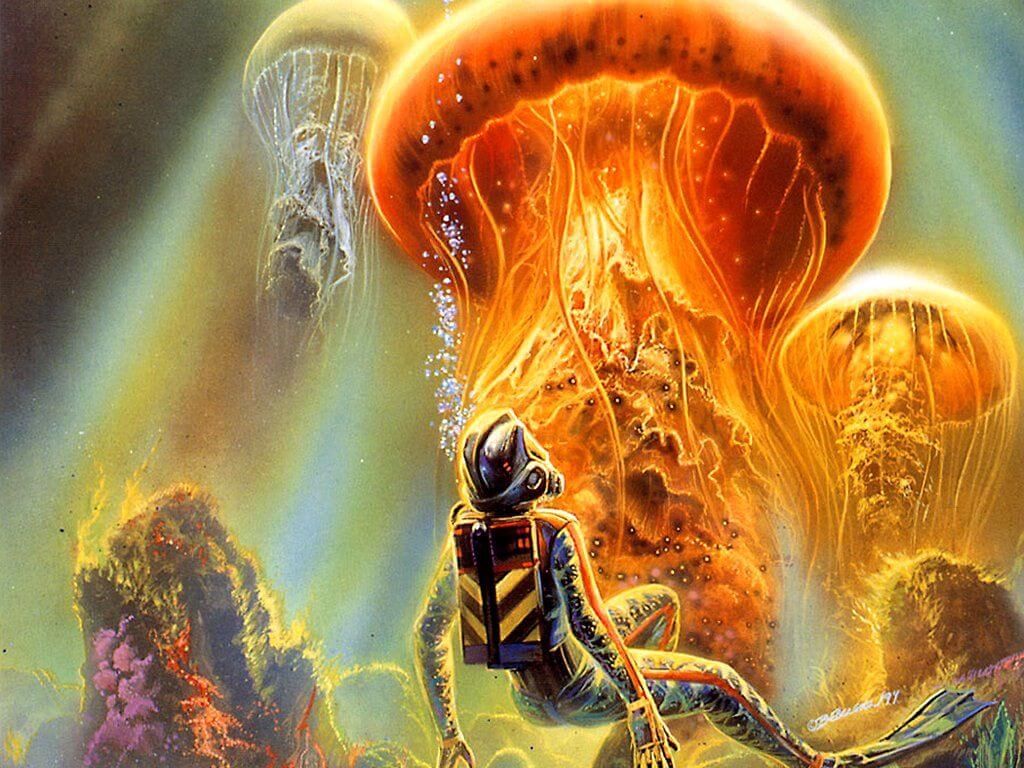 Bob Eggleton's visual Art This contains an image of: BOB EGGLETON