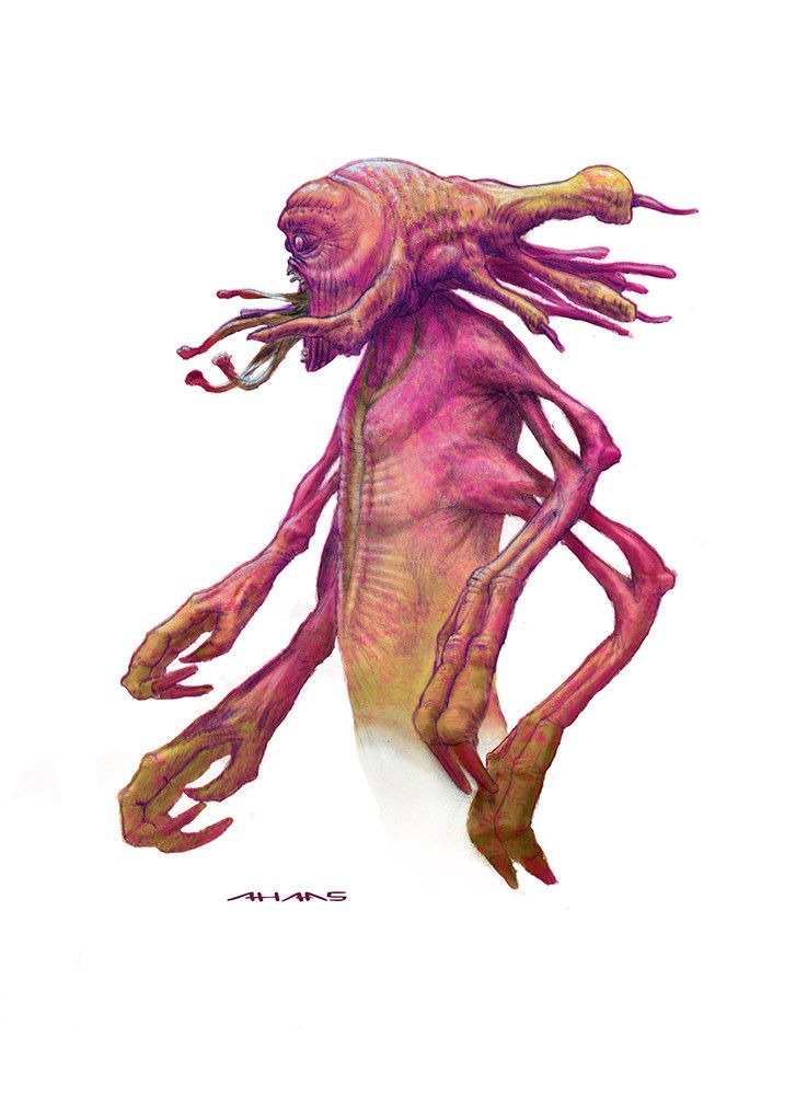 Arthur Haas's Visionary Art This contains an image of: Fourclaws, Arthur Haas