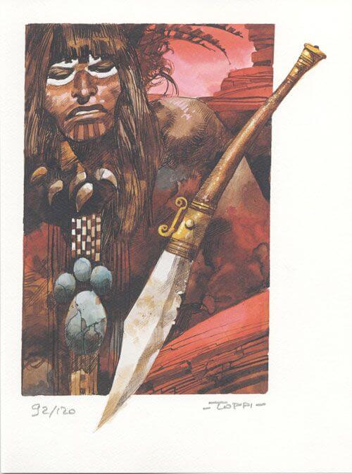 Sergio Toppi's visual Art This contains an image of: 