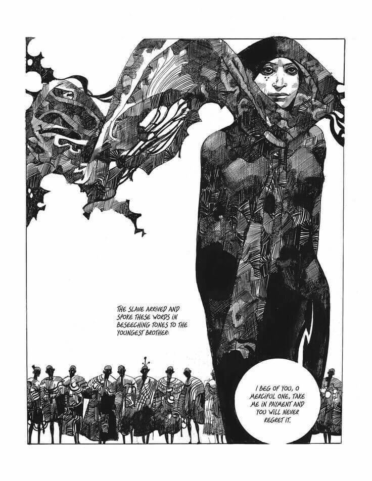 Sergio Toppi's visual Art This contains an image of: 