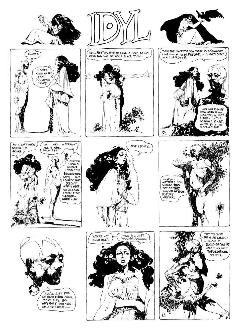 Sergio Toppi's visual Art This contains an image of: 
