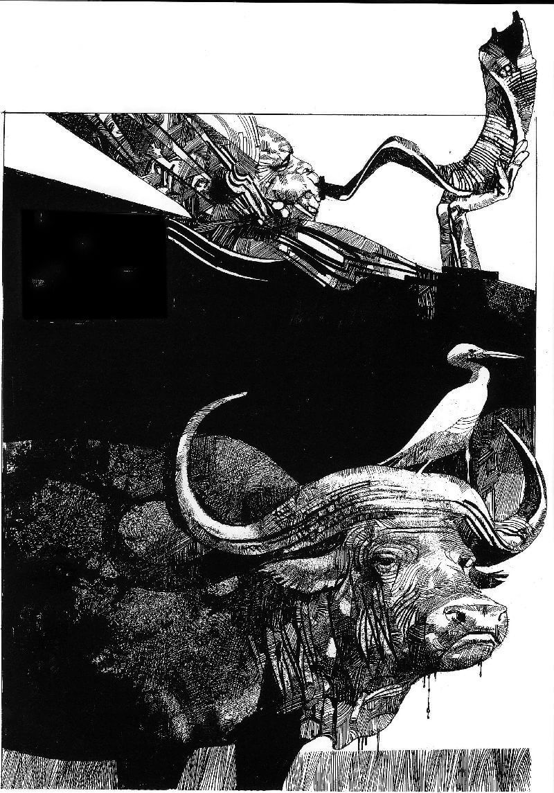 Sergio Toppi's visual Art This contains an image of: 