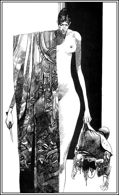 Sergio Toppi's visual Art This contains an image of: 