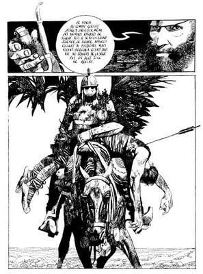 Sergio Toppi's visual Art This contains an image of: 