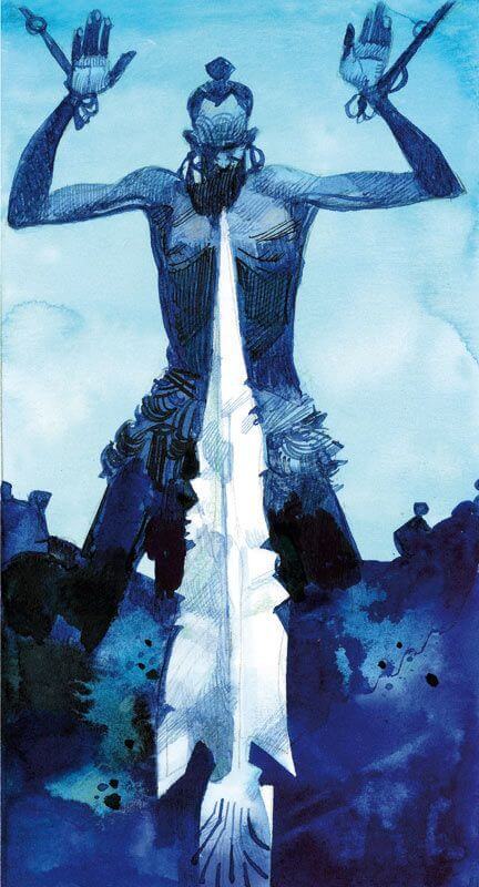 Sergio Toppi's visual Art This contains an image of: 
