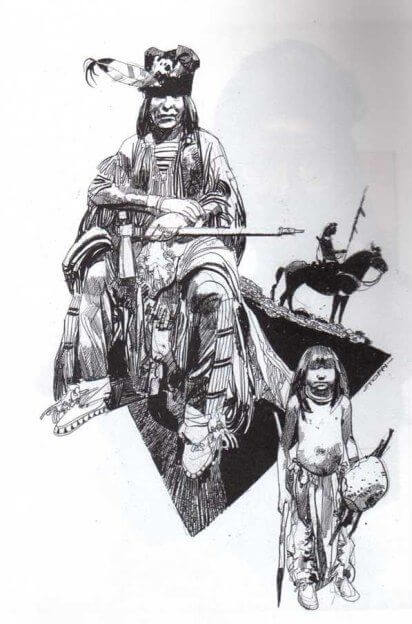 Sergio Toppi's visual Art This contains an image of: 