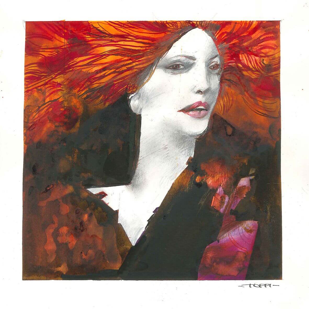 Sergio Toppi's visual Art This contains an image of: 